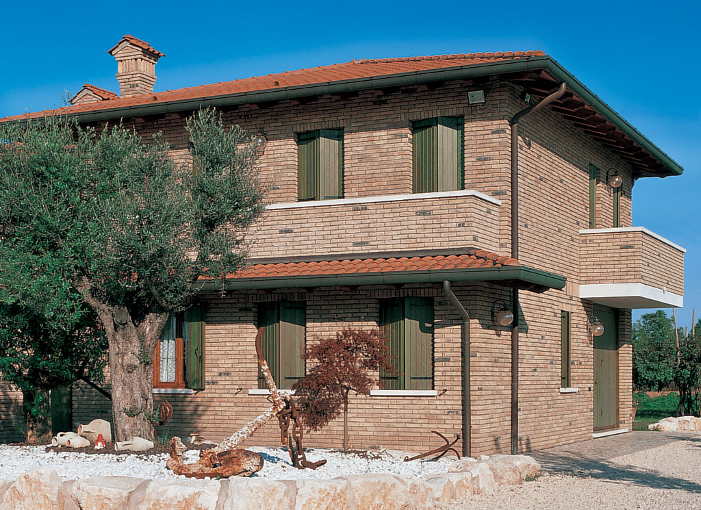 Кирпич SELMO LEADER LINE, Giallo macchiato, 250x120x55, S.Anselmo