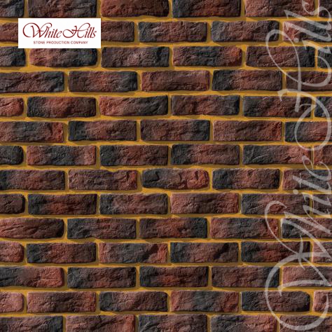 Облицовочный камень White Hills, Брюгге Брик, цвет 315-70