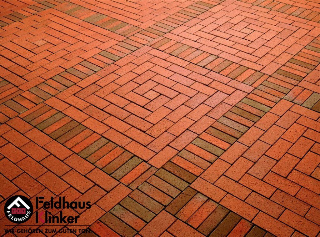 Тротуарная Плитка (брусчатка) Feldhaus P402kdf Gala Plano, 200*100*52 Мм