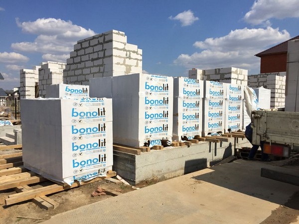 Газобетонные блоки Bonolit (Старая Купавна) D600 В3,5 600х250х50